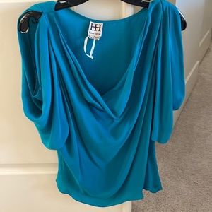 HAUTE HIPPIE blouse sz SM